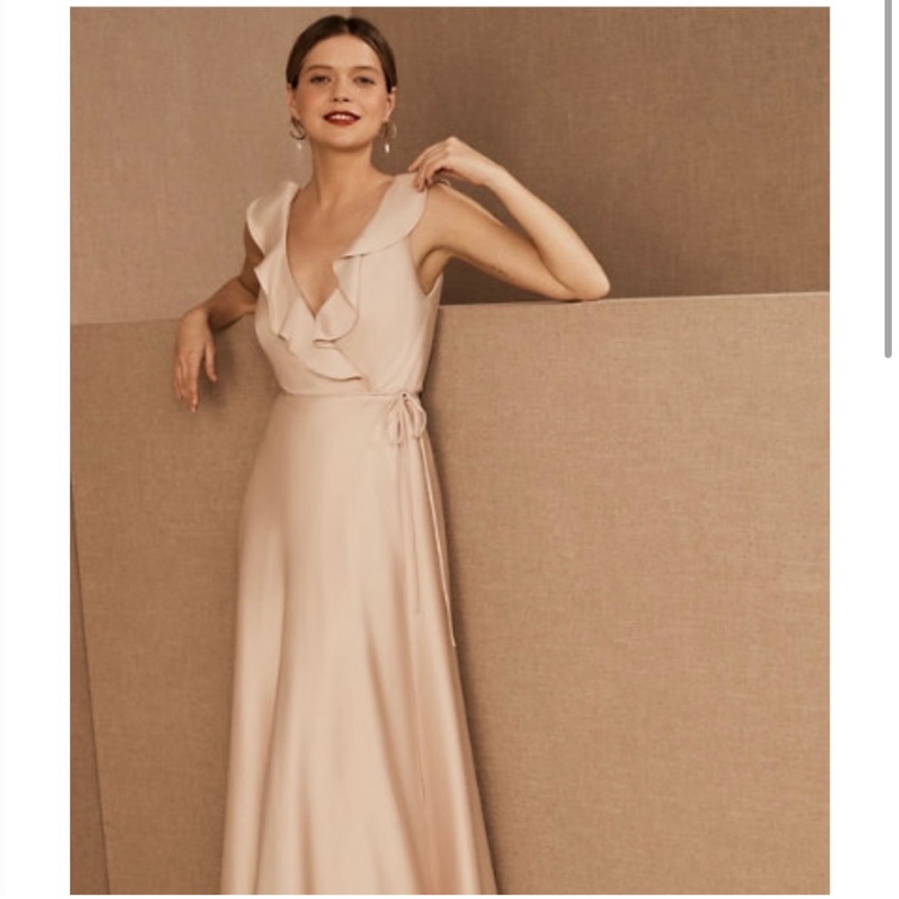 BHLDN - Tansy Satin Charmeuse Maxi Dress